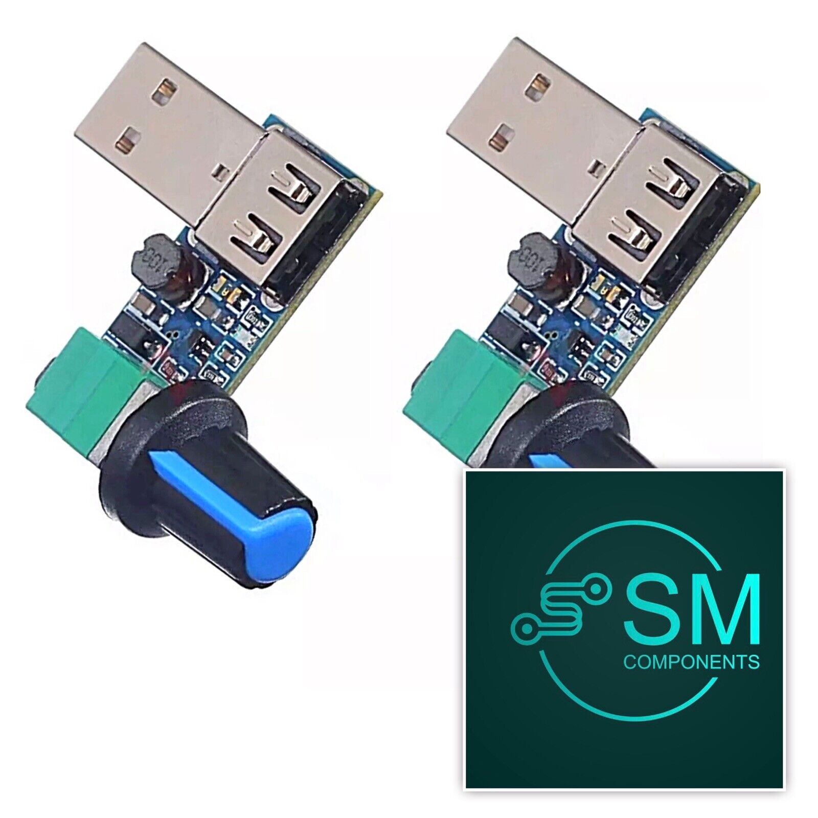 2PCS Fan Speed Controller DC4-12V 5W USB Speed Controller For DIY Elec ...