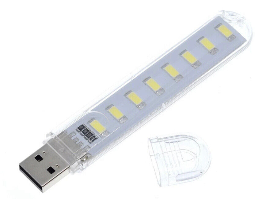 16 X USB emergency COOL WHITE LED Power Bank 8 Led LED Lamp Lighting Night Light