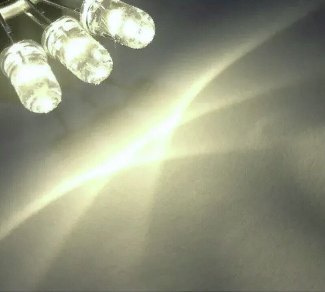 5mm 20pz LED BIANCHI 4500K BIANCO PURO NEUTRO 180GRADI STRAWHAT STRAW HAT - Foto 11