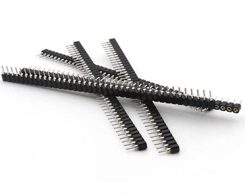 Arduino Female Header 5pcs 1x40 Single Row 2.54mm Female Round Hole Header PCB IC Arduino Co ...