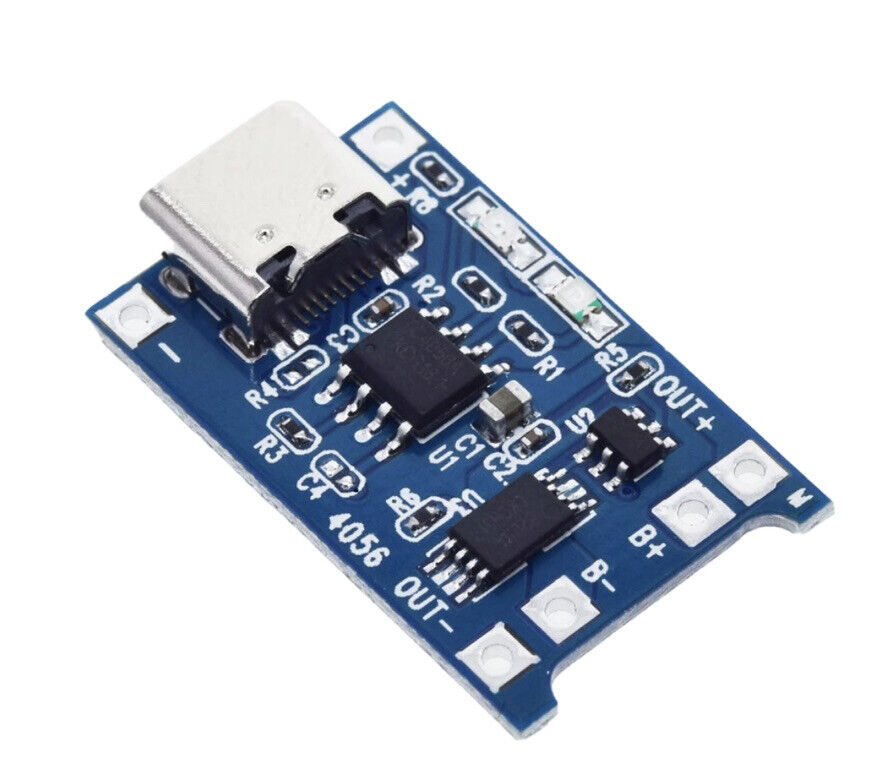 4PCS TP4056 with Battery protection LIPO Charger Module Board TYPE C -USB Kit