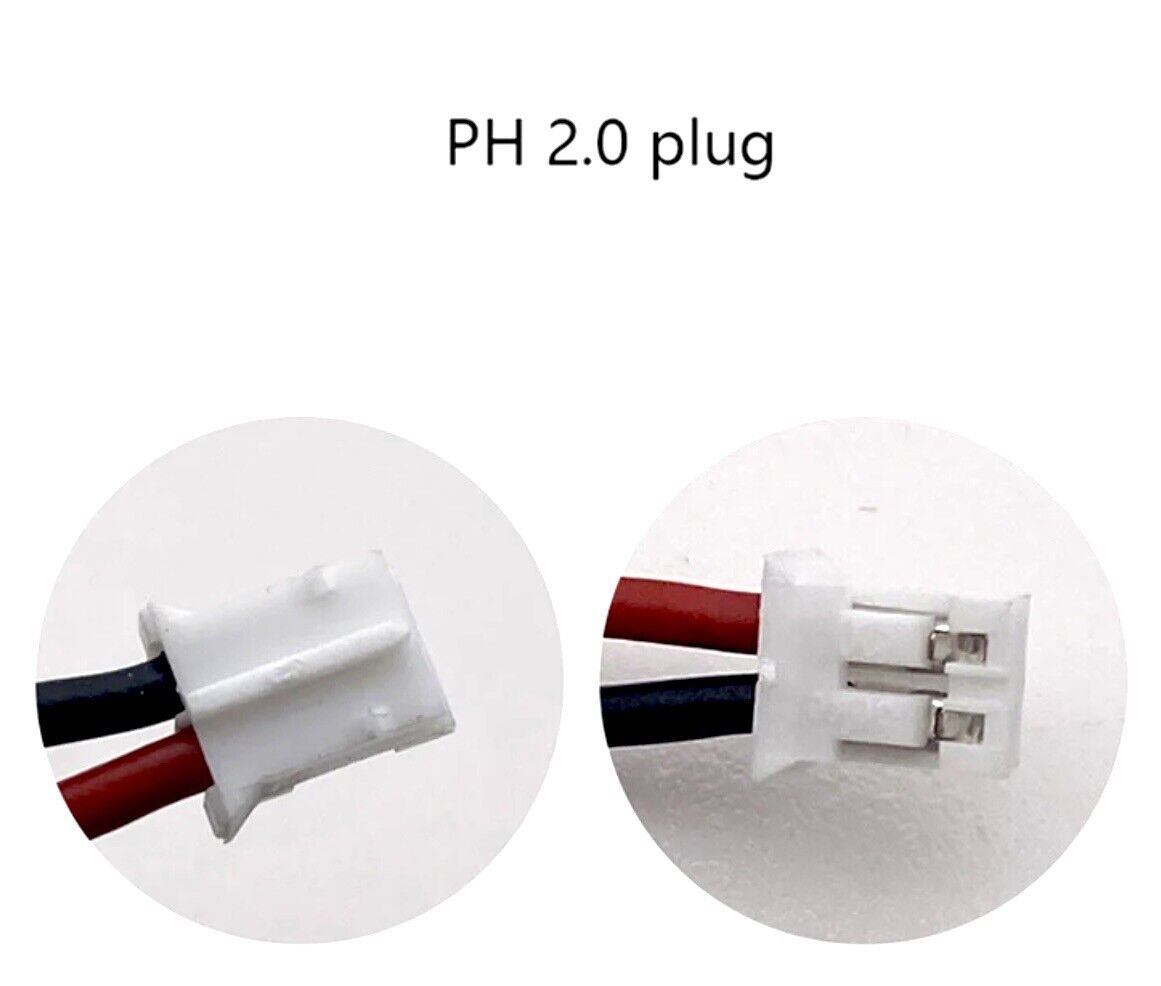 1 X Lithium Polymer Ion Battery LiPo 2000mAh 3.7V 103450 34x50x10 PH2.0 Connect