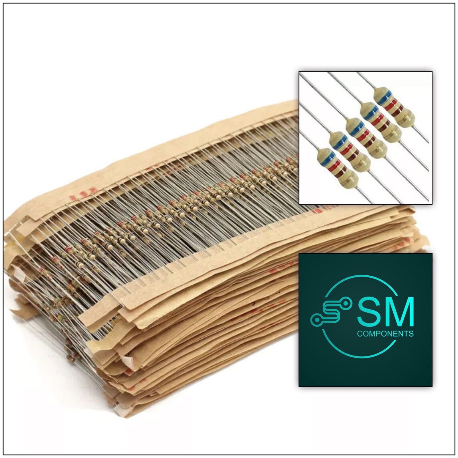 Arduino Resistor Kits Resistor Assortment Kit – Metal Film & Carbon ...