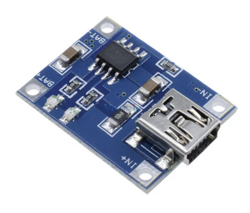 Mini Charge Module 4PCS TP4056 Mini USB Charger Module 5V 1A 18650 Lithium Battery Charge ...