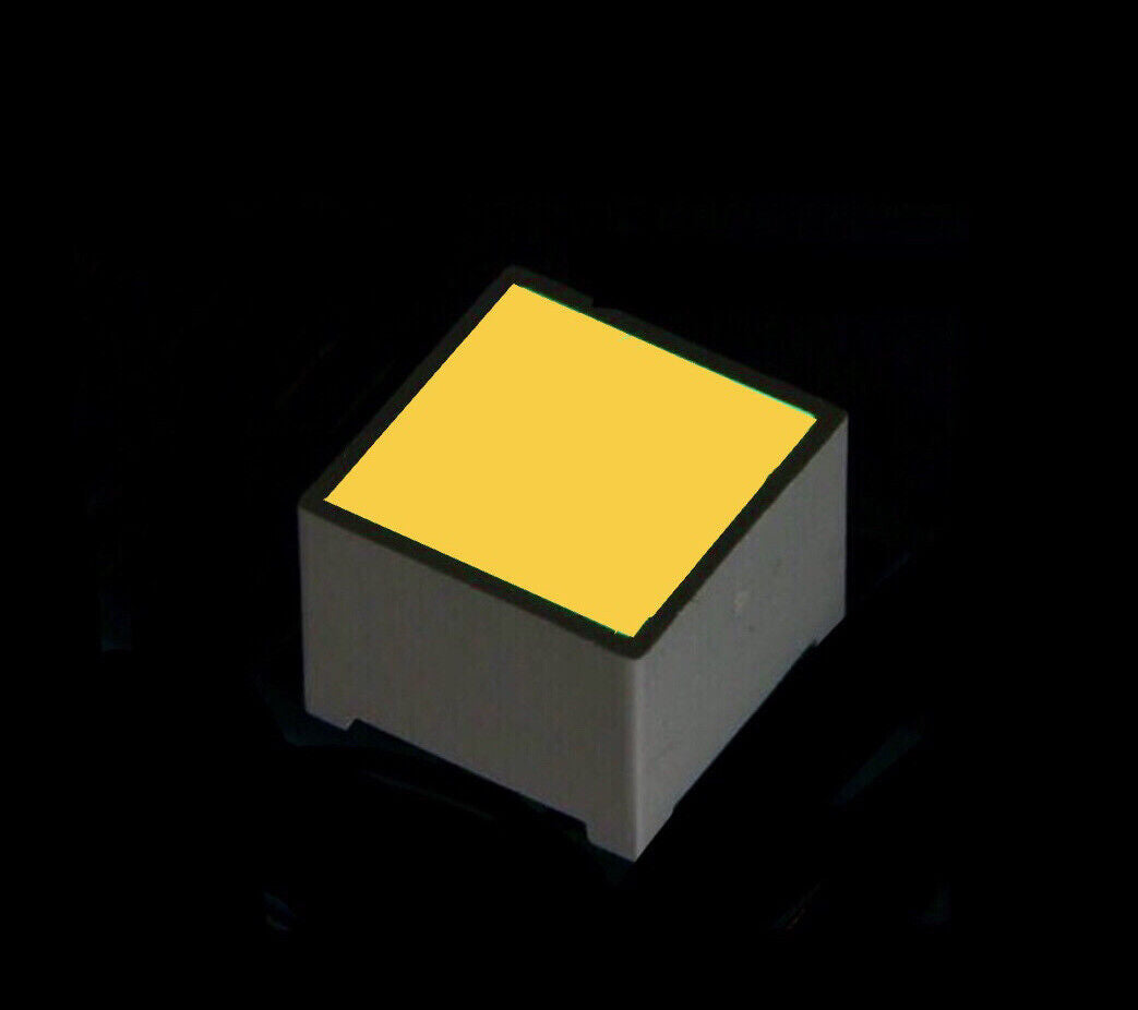 2PCS 15 X 15mm LED Block Diode YELLOW 588nm Light Emitting Diode DIY P ...