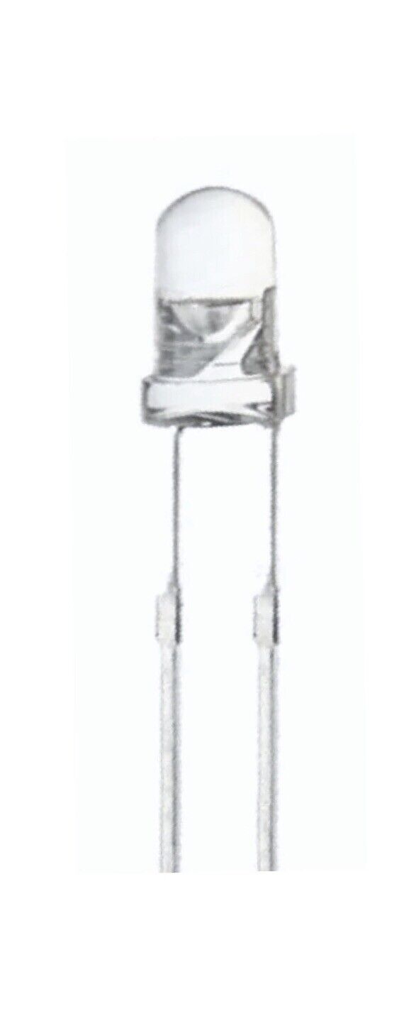 3mm 100pcs Orange LED Flicker Flame Diodes DIY Candle Light Emitting D ...