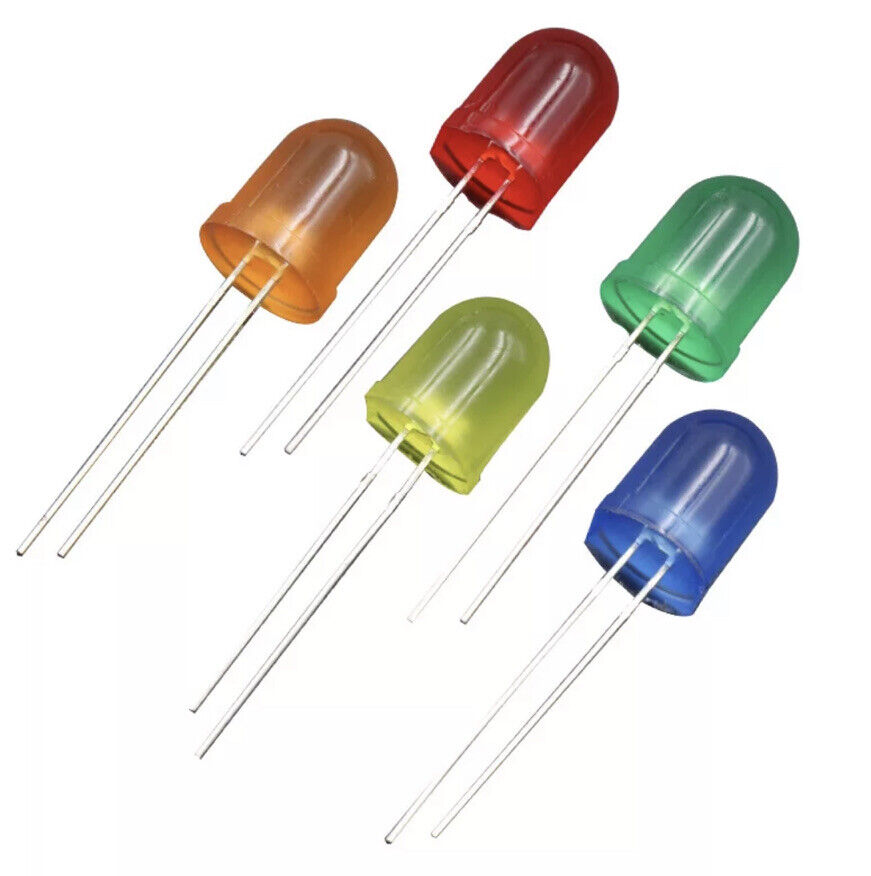 50pcs 10mm F10 Green Diffused LED Light Emitting Diode Super Bright LED 520nm