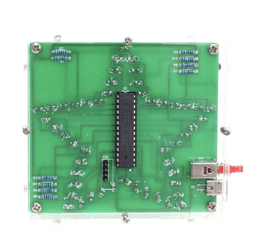 Star Project Kit DIY RGB LED 5 Point Star Project Electronic Education Circuit Kit Gree ...