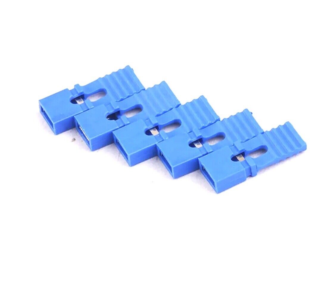 30PCS 2.54mm 6 X Colour Jumper Caps with Handle Header Pin Shunts Shor ...