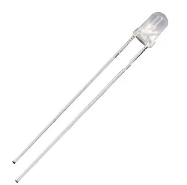 HUABAN 250 Stuks 3mm Wit LED-diode licht,F3 Ronde bovenkant HUABAN 250 Stuks 3mm Wit LED-diode licht,F3 Ronde bovenkant