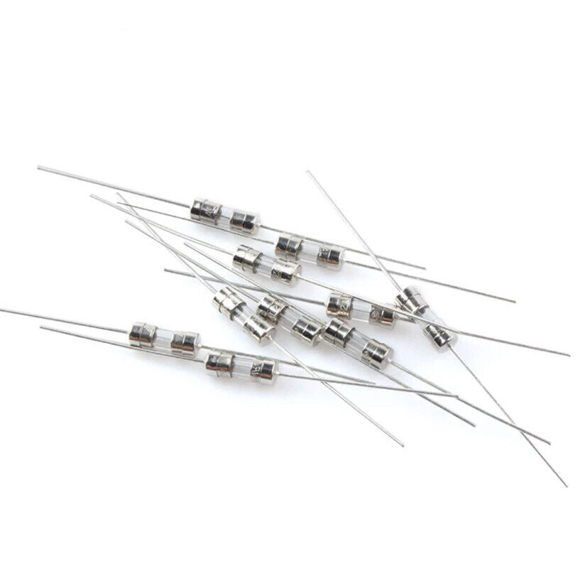50PC Set 250V Wire Fuses 0.5-10 Amp 3.6x10mm Quick Blow Pigtail Fuse F ...