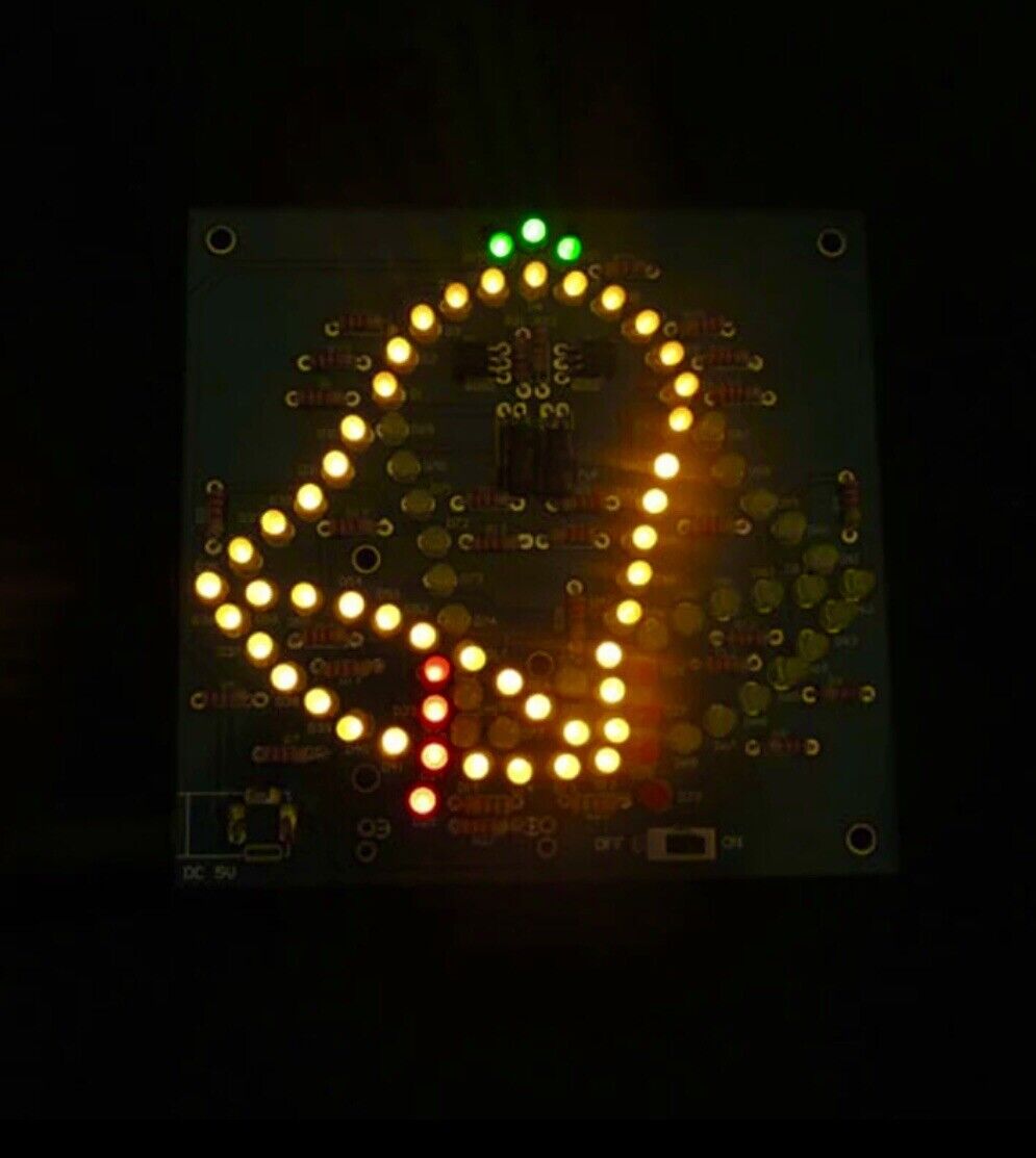 DIY LED Wobbly Bells Project Electronic Education Circuit YELLOW Flashing Kit