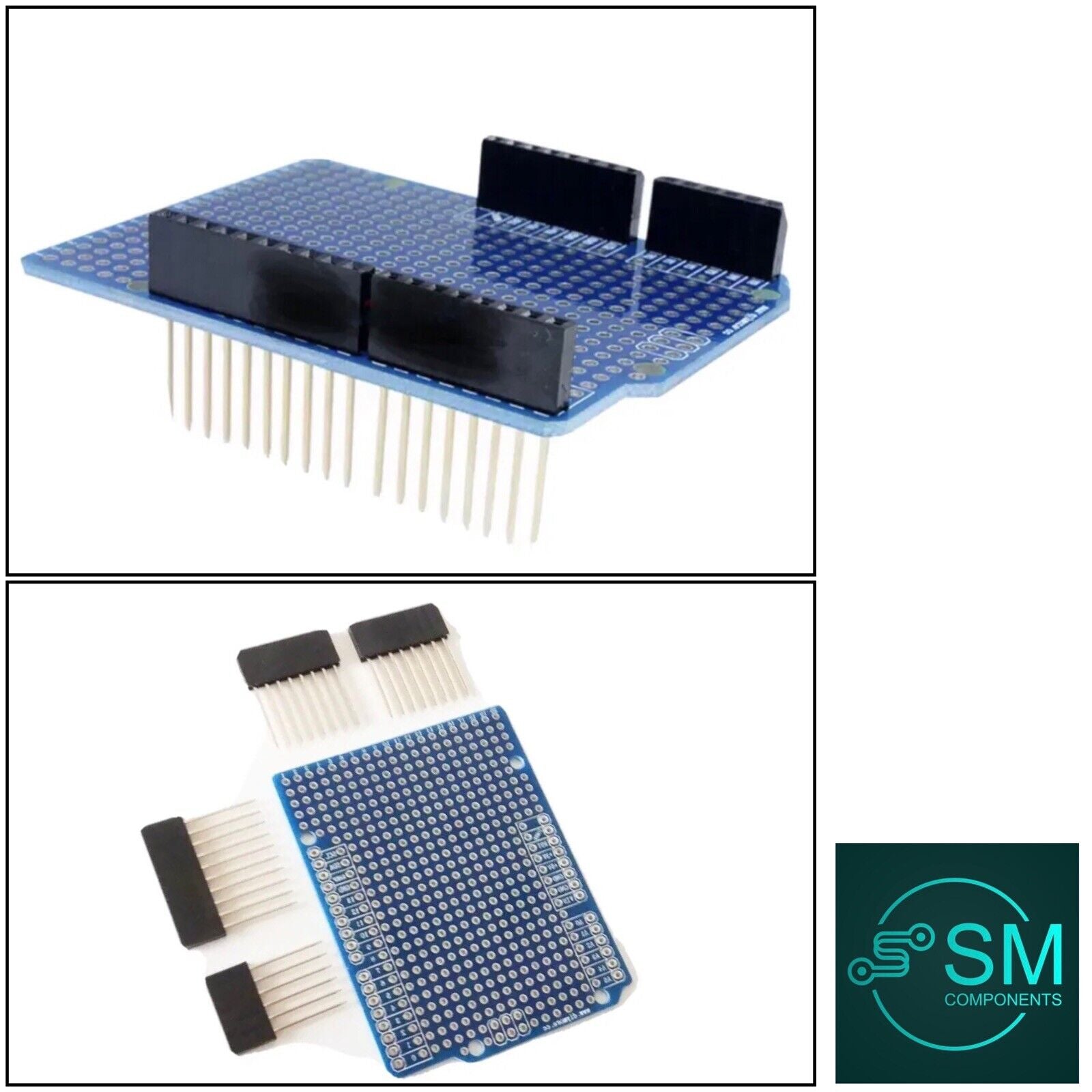 2pc Prototype PCB for Arduino UNO R3 Shield Board Module Expansion DIY ...