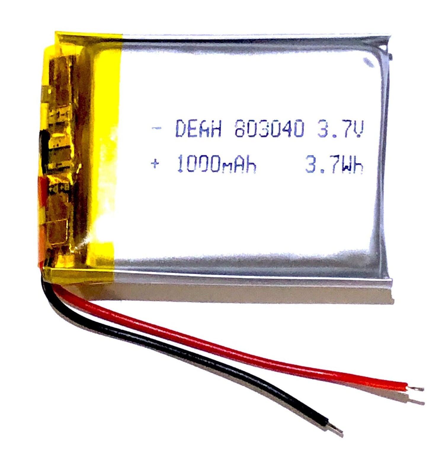 1 X Polymer Lithium Ion Battery LiPo 1000mAh 3.7V 803040 30x40x8 Inc Protection