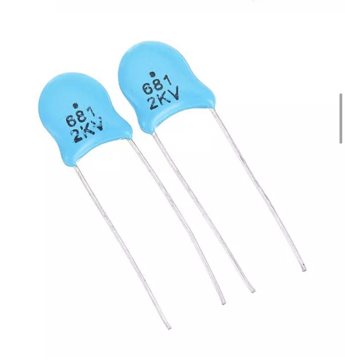 120PCS 2KV High Voltage Ceramic Capacitors 10 Value Assortment Kit 22pF-10nF DIY