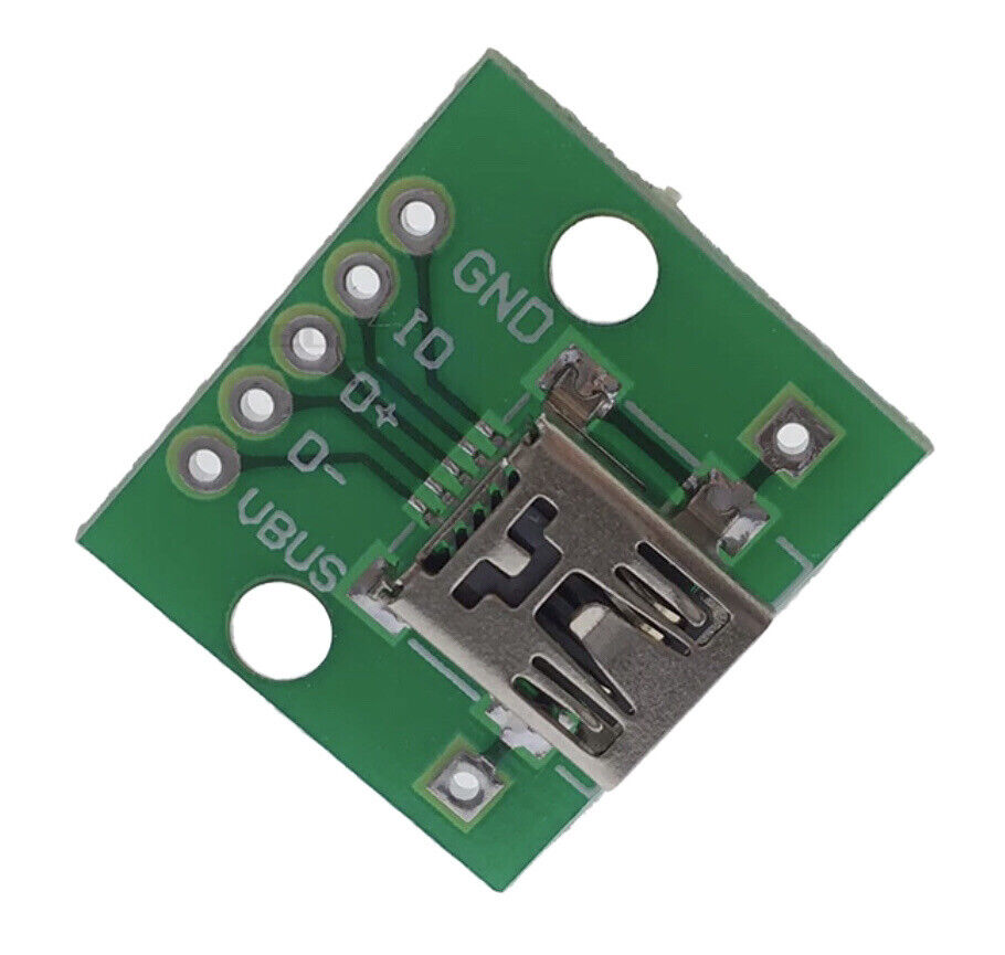 Usb Pcb Adapter 7PC Kit Mini MICRO USB to DIP Adapter Female Connector PCB Converter B ...