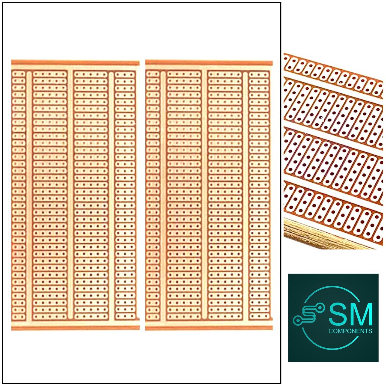 2PCS 5x10cm FR-2 Prototype Perfboard Universal Circuit PCB Board Bread ...