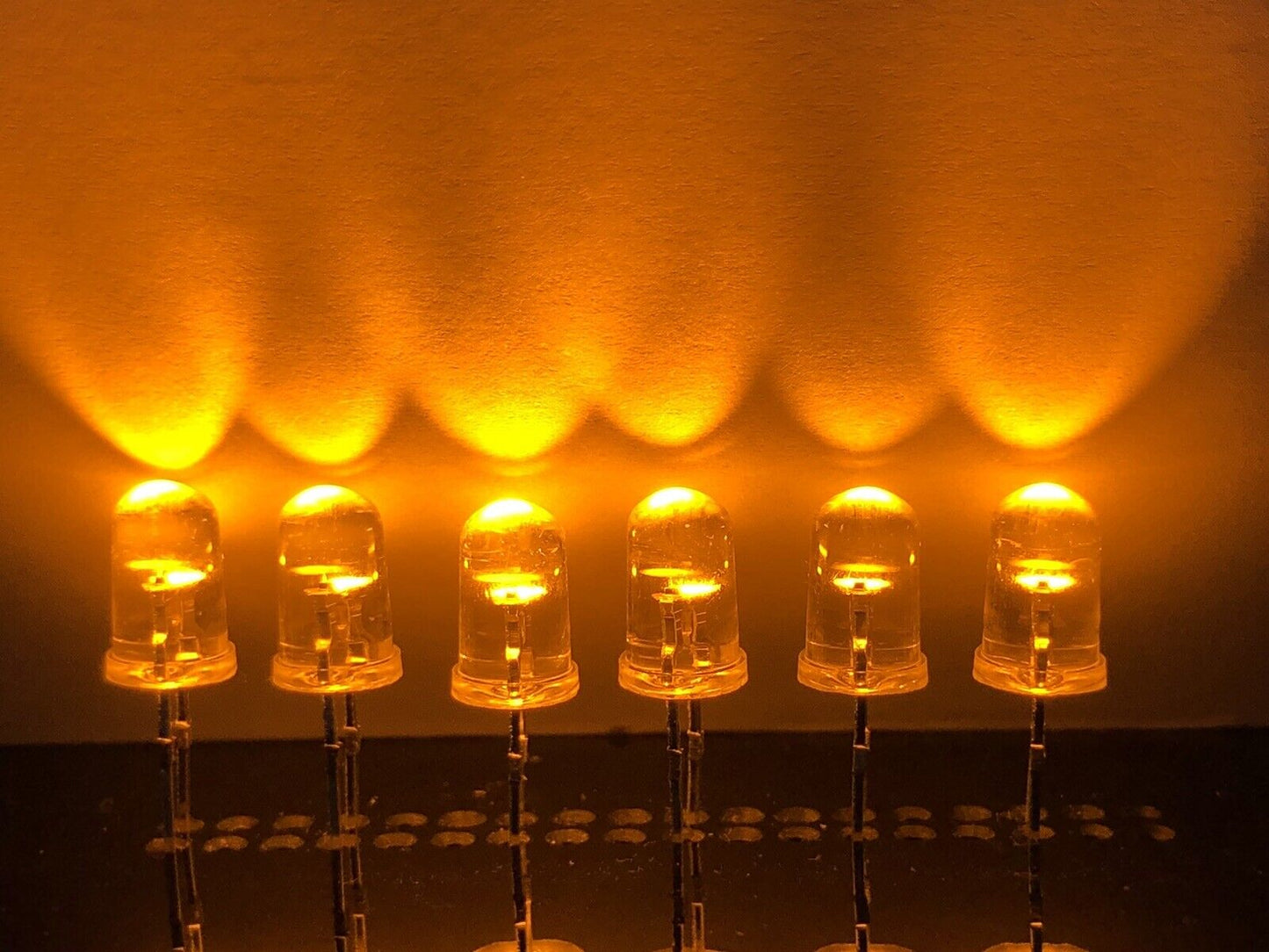 5mm 100PCS True Flame 1800-2000K LED Flicker Flame Candle Light Emitting Diodes