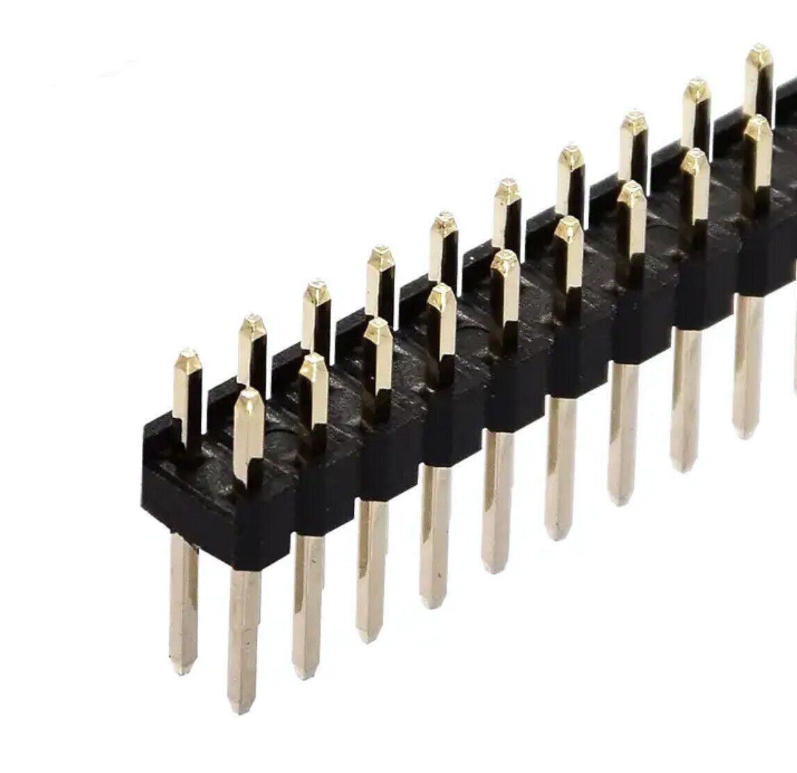 10pcs 2.54mm STRAIGHT Double Row 80 Pin Male Header Breakable 2.54 Pit ...