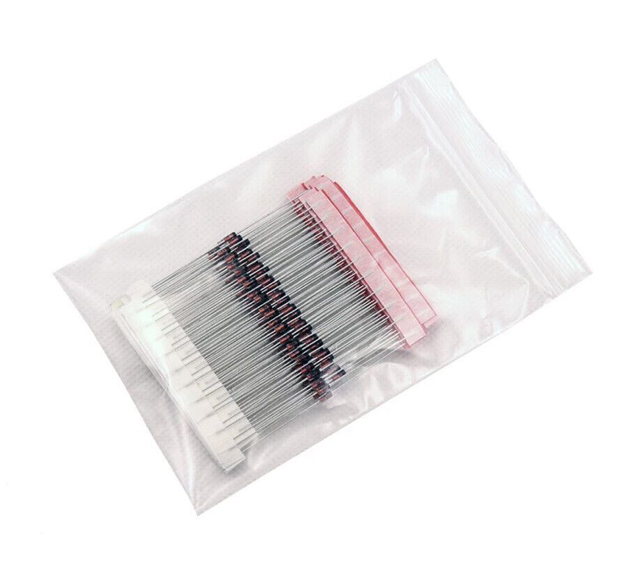 140Pcs 3.3-30V 14 Value 1/2W 0.5W DIY Zener Diode Assorted Kit Voltage Regulator