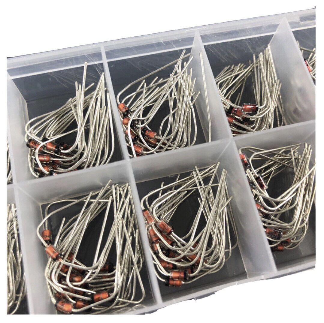 400PC Zener Diode Kit 1N4728~1N4737 DIY Electronic Component Kit 3.3V ...