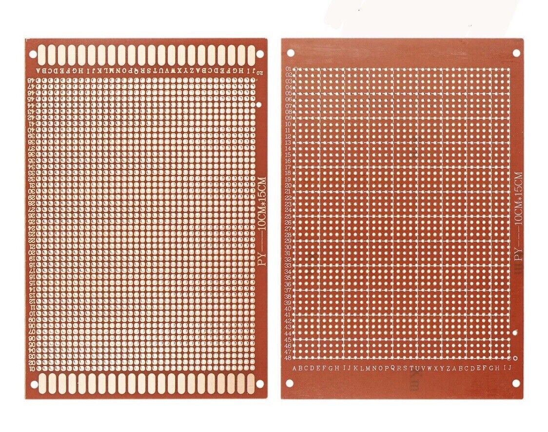 Perfboardx 2pcs 150x100mm FR-2 Prototype Perfboard Universal Circuit PCB Board Br ...