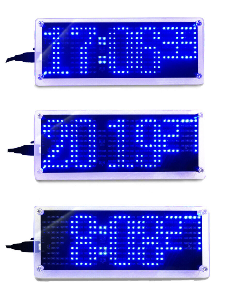 DIY 0603 SMD Led Electronic LED Clock Kit W/Temperature Prompt And Acr ...