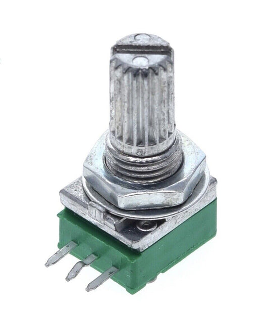 10PCS RK097N Linear Sealed Potentiometer 5K,10K,20K,50K,100K 3pins 15mm Shaft