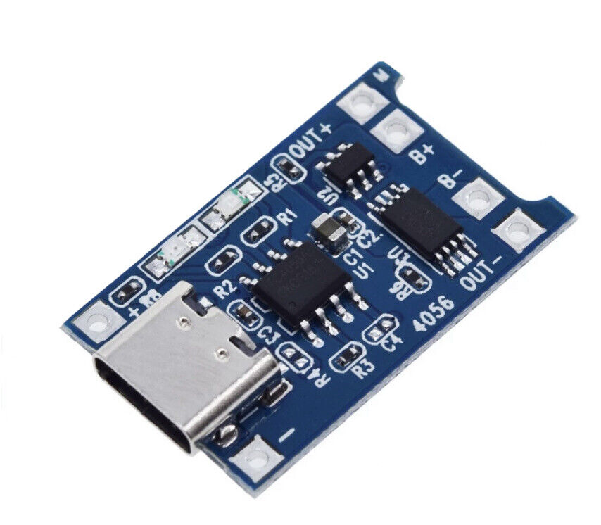 4PCS TP4056 with Battery protection LIPO Charger Module Board TYPE C -USB Kit
