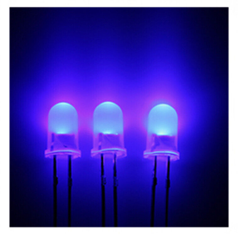 50 Blink LEDs blau 5mm inkl. Widerstände 20° blaue LED flash blinkende 50 Blink LEDs blau 5mm inkl. Widerstände 20° blaue LED flash blinkende