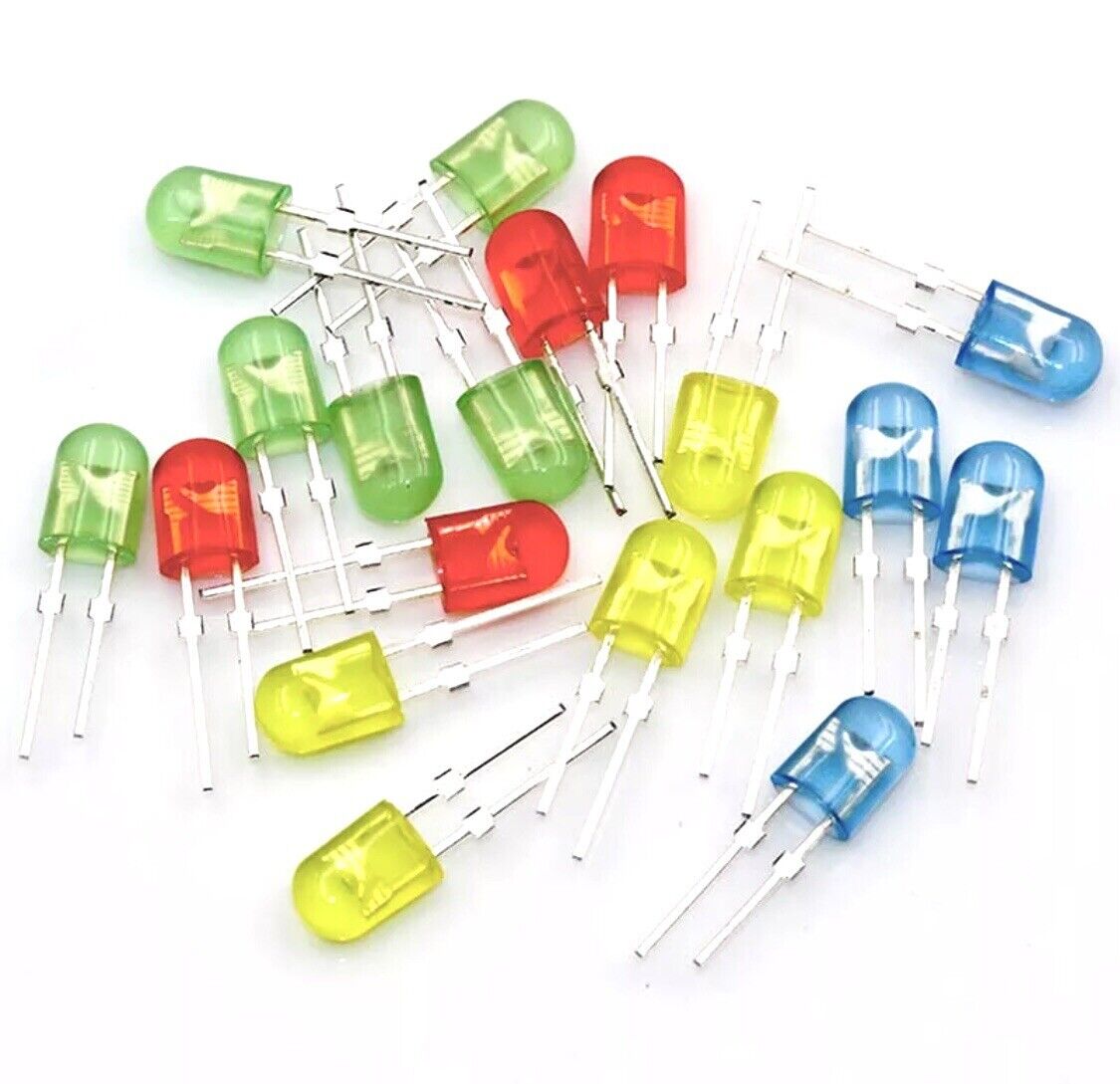 Oval Blue 546 LED Light Emitting Led Diode Colour Diffused Head LED, 4 ...