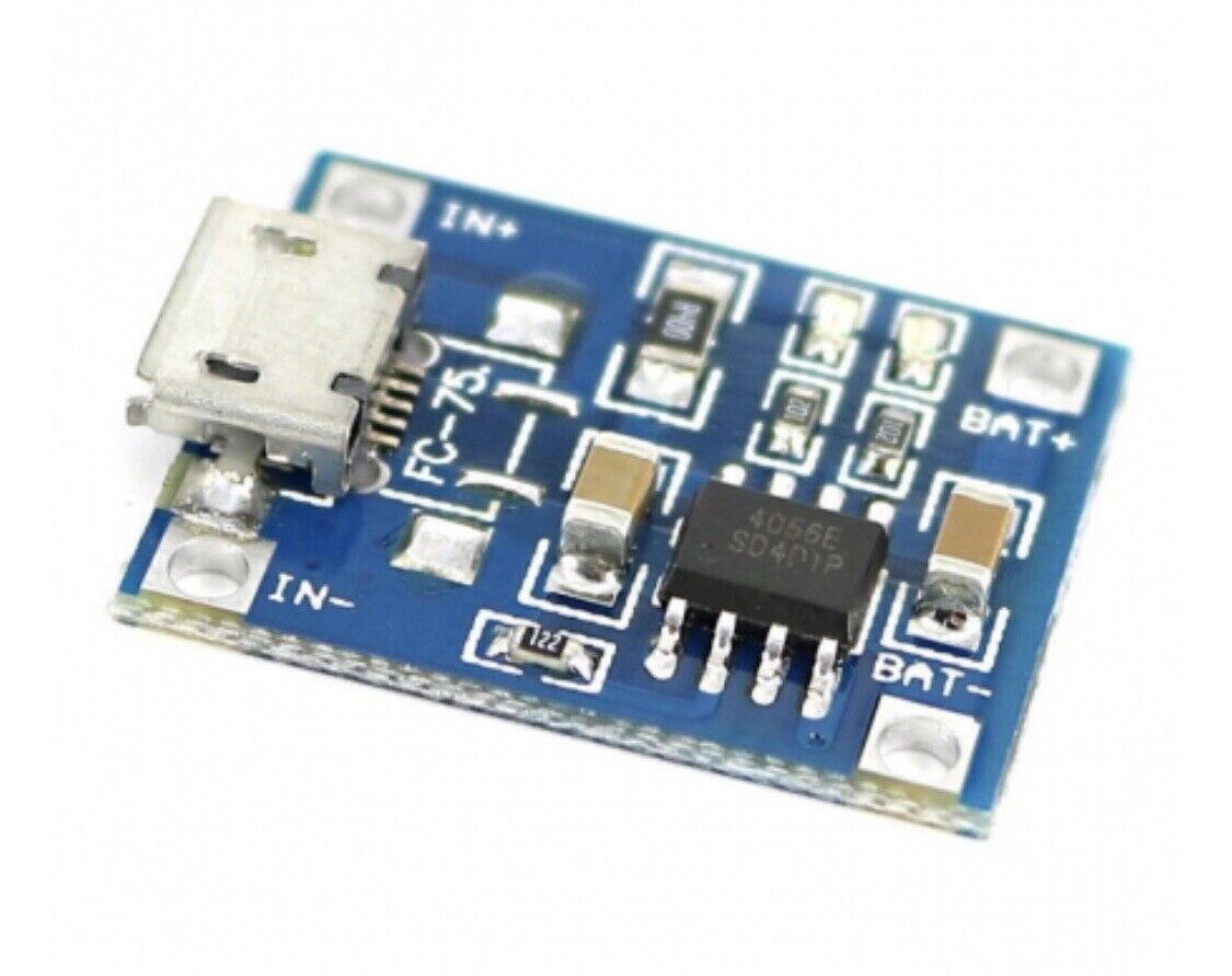 4PCS TP4056 Micro USB Charger Module 5V 1A 18650 Lithium Battery Charger Board