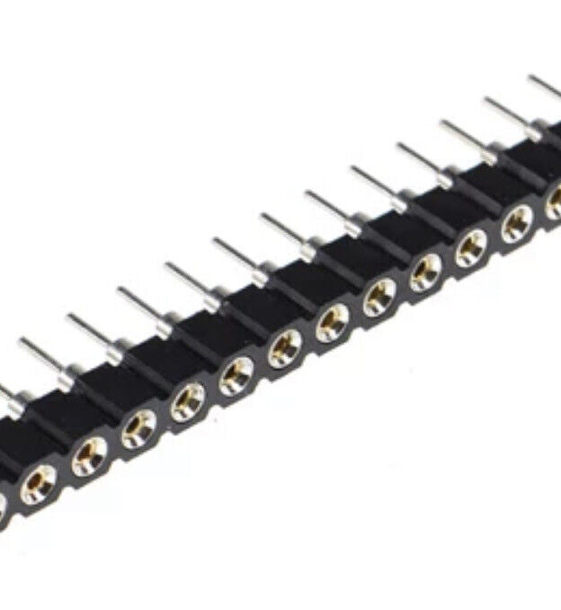 Header Arduino Conector 5pcs 1x40 Single Row 2.54mm Female Round Hole Header PCB IC Arduino Co ...