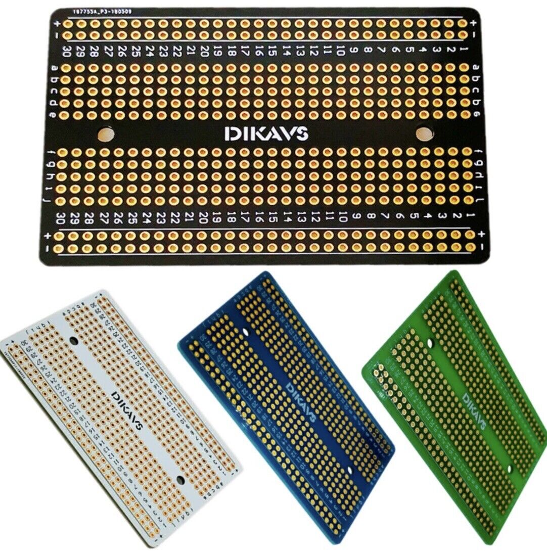 8 Sizes Double Sided Prototyping PCB Board Kit – Universal Circuit Breadboard For DIY Electronics