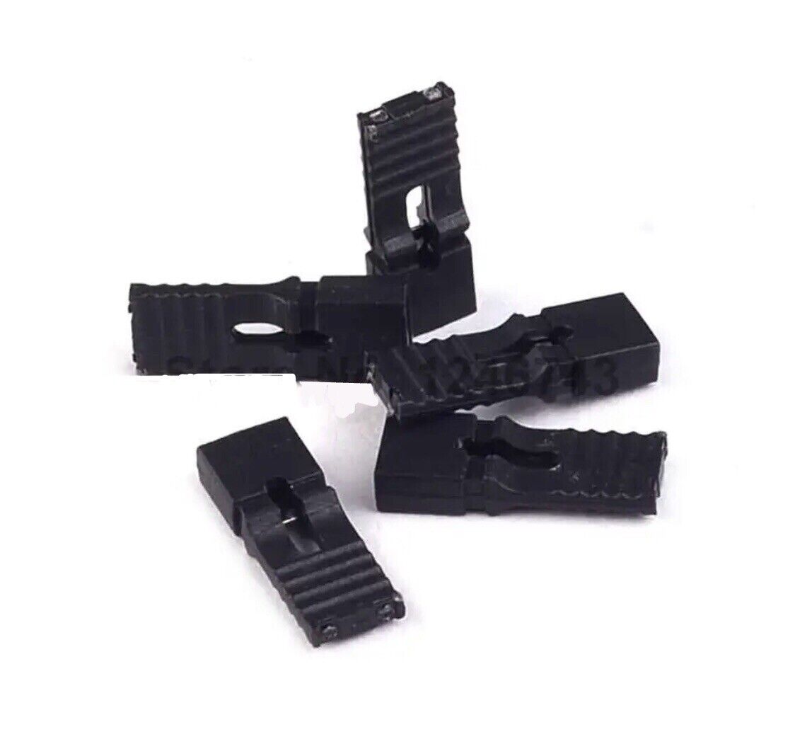 30PCS 2.54mm 6 X Colour Jumper Caps with Handle Header Pin Shunts Shor ...