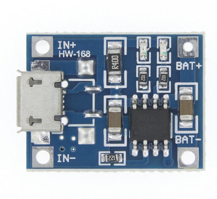 4PCS TP4056 Micro USB Charger Module 5V 1A 18650 Lithium Battery Charger Board