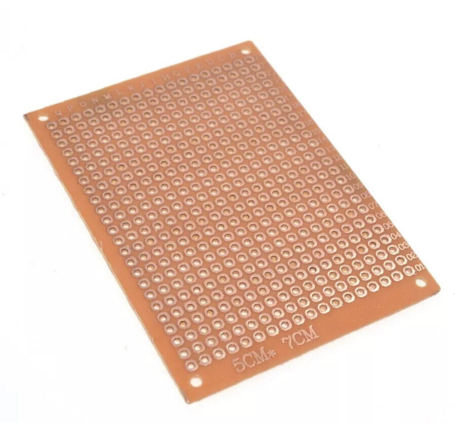 Perfboardx 10PC 5x7cm FR-2 Prototype Perfboard Universal Circuit Paper PCB Board ...
