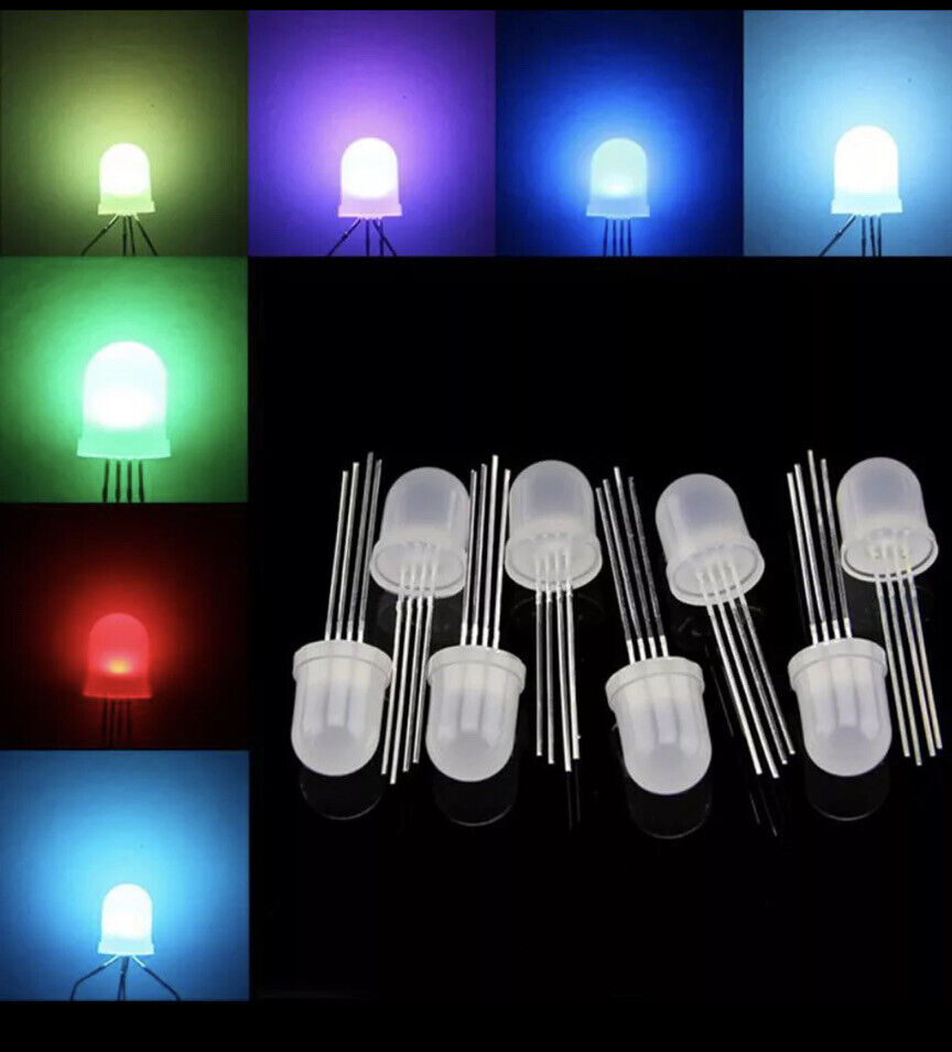 APA106 F8 8mm RGB LED 20pcs WS2812B-SK6812 NeoPixel Comp’ Light Emitti ...
