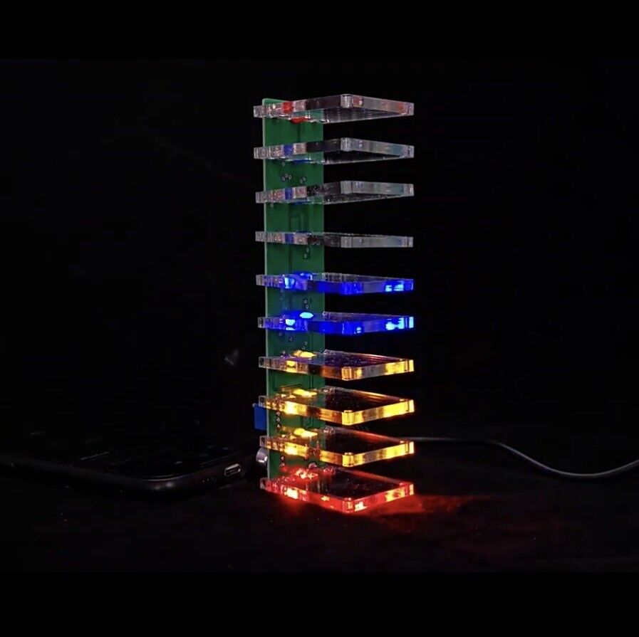 Sound Control Column Voice VU Tower DIY Practical LED Music Crystal SMD Parts