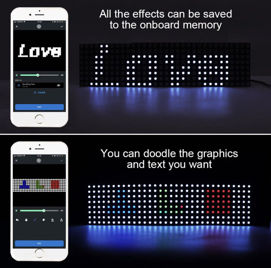 SP801E WS2811 WS2812B WS2813 SK6812 LED Neo Pixel wifi Bluetooth