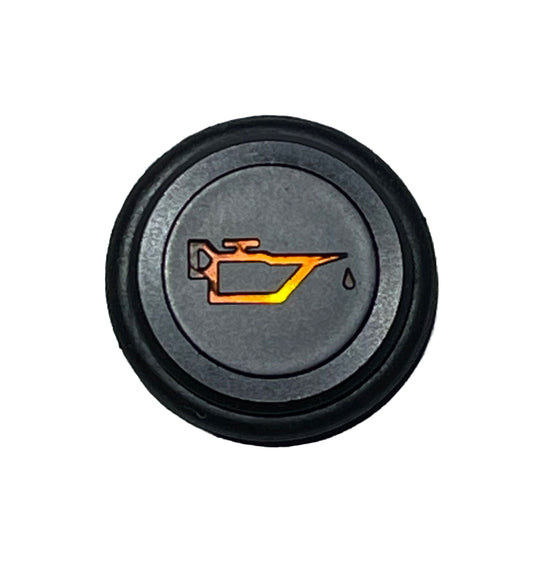 14mm YELLOW OIL LED Dash Panel Warning Pilot Light Indicator Lamp Car 12V-36V