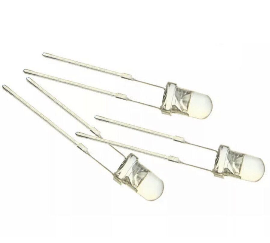 3mm Flashing LEDS 100PCS Blinking Blue Clear Top LED Light Emitting Diodes 1.5hz