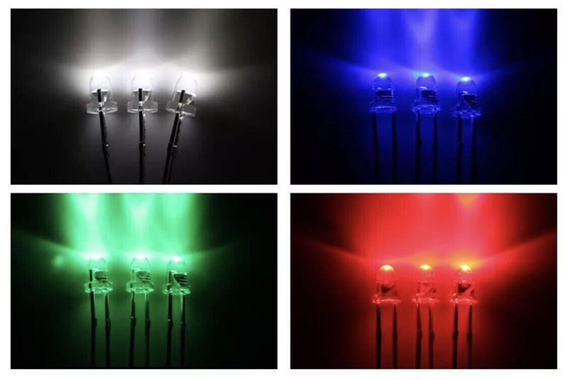 Blue Caps Led 3mm BLUE BULLET HEAD CLEAR LED 100pcs Light Emitting Led Diode 465nm S ...