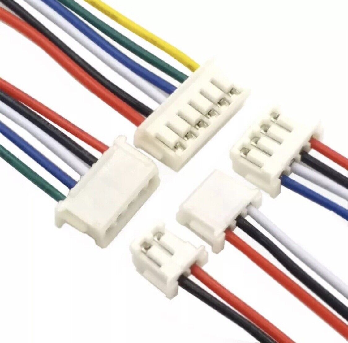 10 Sets SH 1.0mm 2 Pin Wired Micro Connector Quadcopter Electronic Drone 20PCS