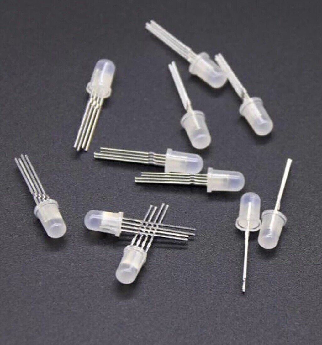 WS2812B F5 5mm RGB LED 30PCS APA106-SK6812 NeoPixel Comp’ Light Emitting Diode