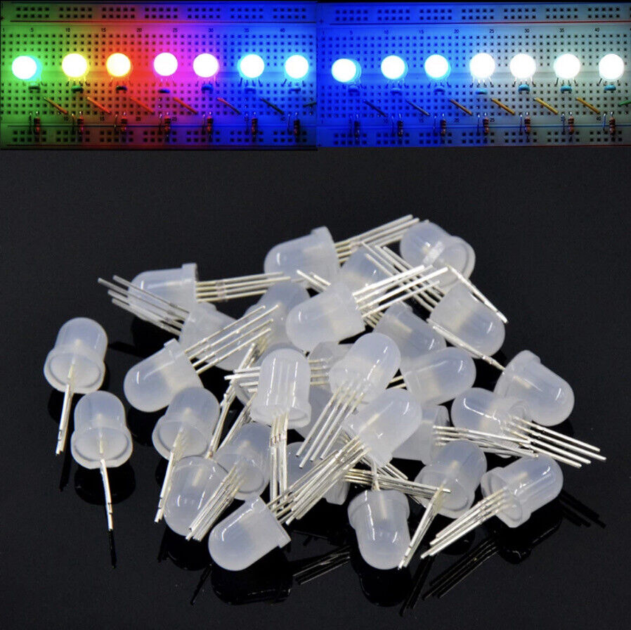 APA106 F8 8mm RGB LED 20pcs WS2812B-SK6812 NeoPixel Comp’ Light Emitting Diode
