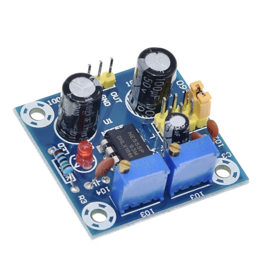 NE555 Pulse Generator Frequency Adjustable & Duty Cycle Module DIY Project Kit