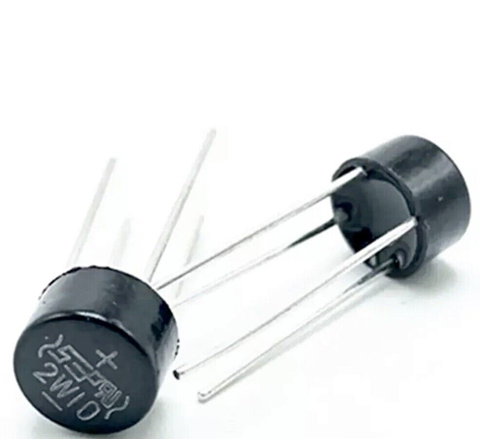 10PCS 2W10 1000V 2A Bridge Diode Full Wave Rectifier